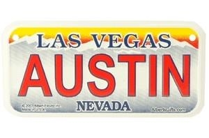 Las Vegas Bike Plate-Various Names